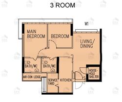 Blk 429B Bedok North Woods (Bedok), HDB 3 Rooms #561659771